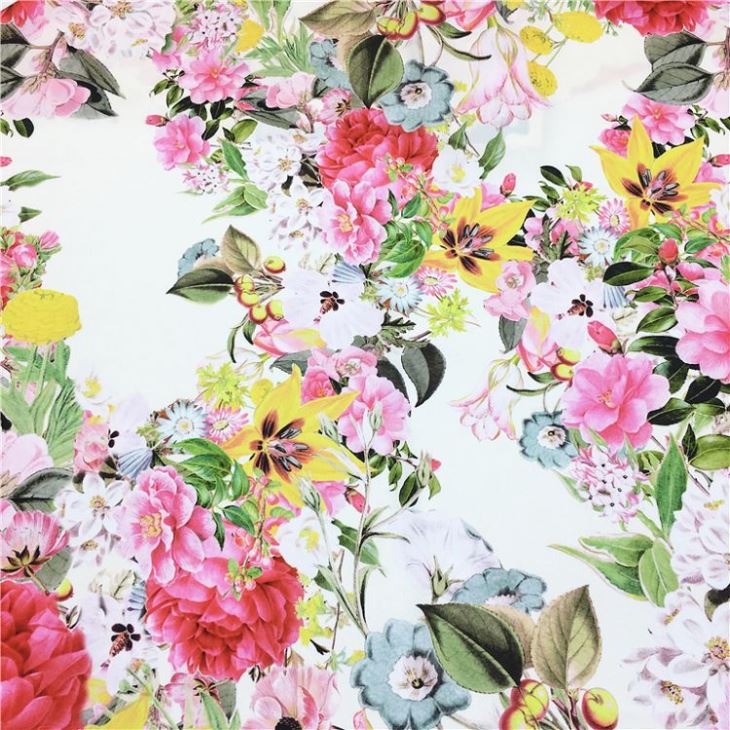 Digital Printing Polyester Satin Fabric Digital Printing Polyester Satin Fabric